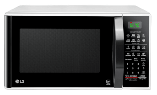 Micro-ondas LG MS3091BC líder em eficiência energética