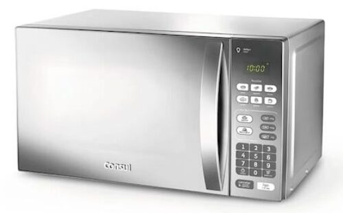 Microondas Consul 20L em inox espelhado