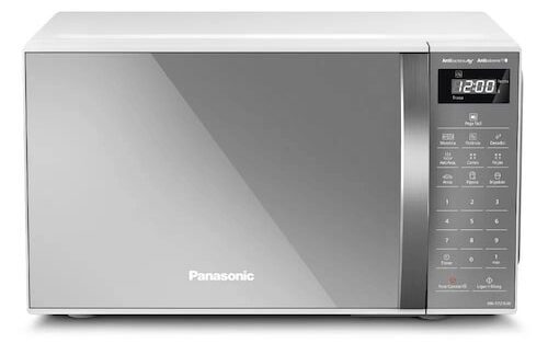 Micro-ondas Panasonic 21L com frente espelhada
