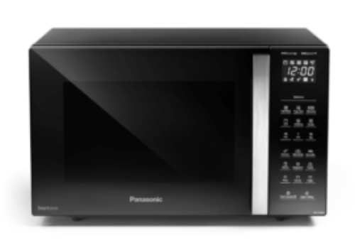 Micro-ondas Panasonic com muitas opções de menu