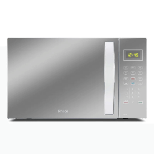 Micro-ondas Philco modelo PMO34EB com painel intuitivo