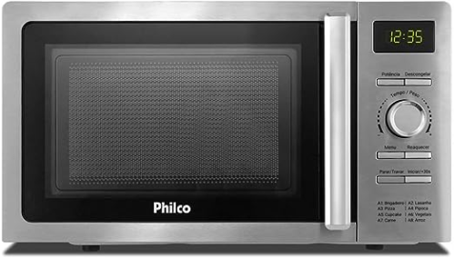 Micro-ondas 20 Litros Philco Inox 1100 W - PMO23IP